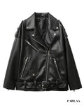 Veste longue noire femme