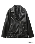 Veste longue noire femme