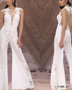 Pantalon combinaison mariage
