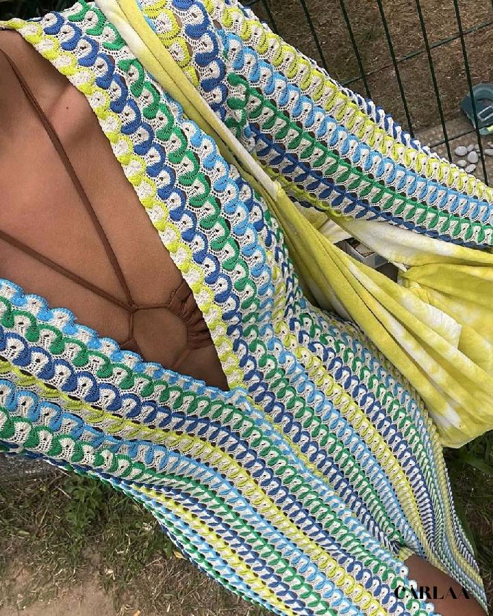 Crochet beach dress