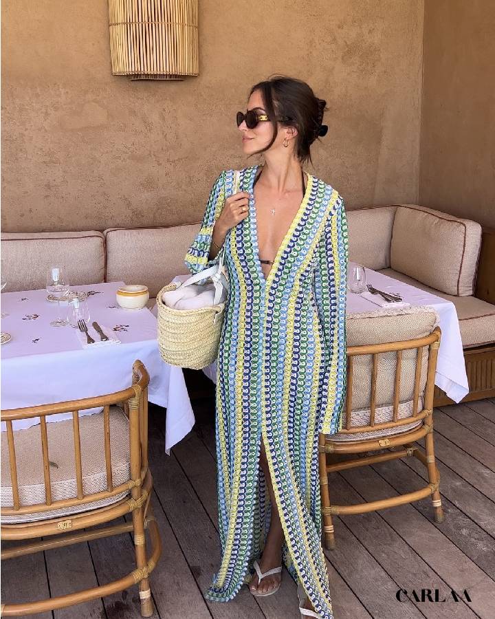 Crochet beach dress