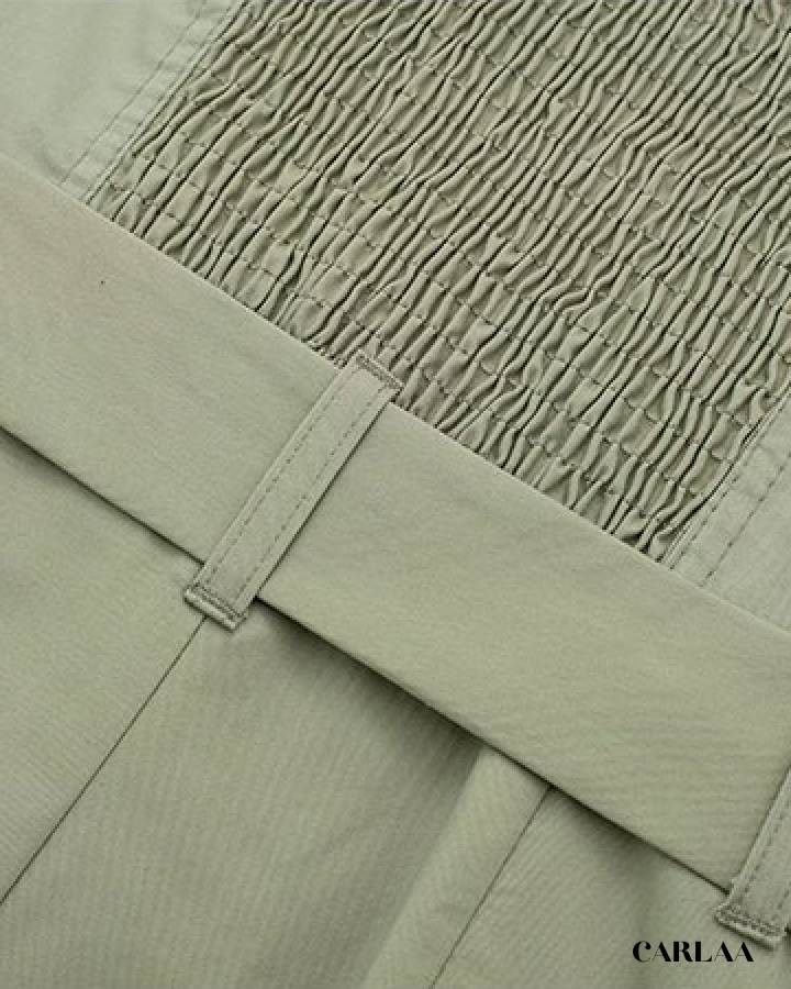 Khaki green jumpsuit