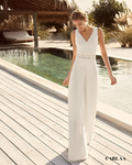 Simple wedding jumpsuit