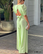 Formal jumpsuit for a ceremony