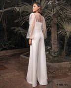 Women's dressy jumpsuit for a wedding