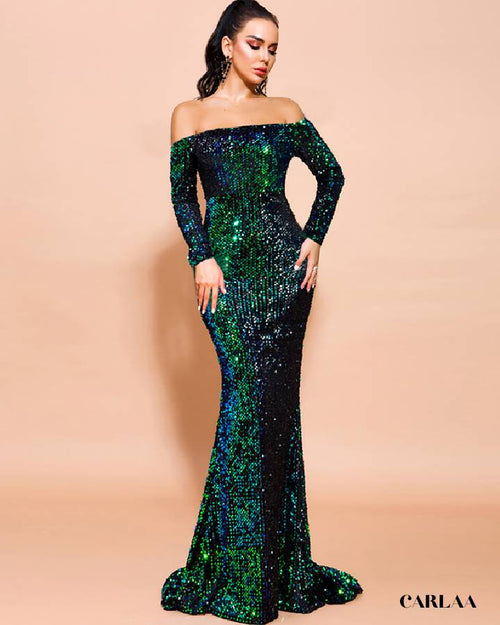 Robe de soirée sirène paillette