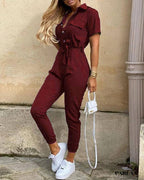 Combinaison cargo femme