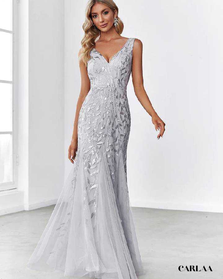 Robe de soirée avec paillette