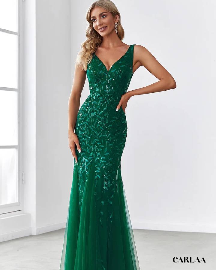 Robe de soirée avec paillette