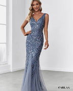 Robe de soirée avec paillette