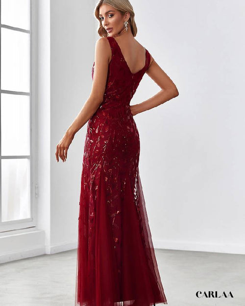 Robe de soirée avec paillette