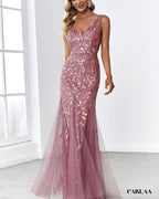 Robe de soirée avec paillette