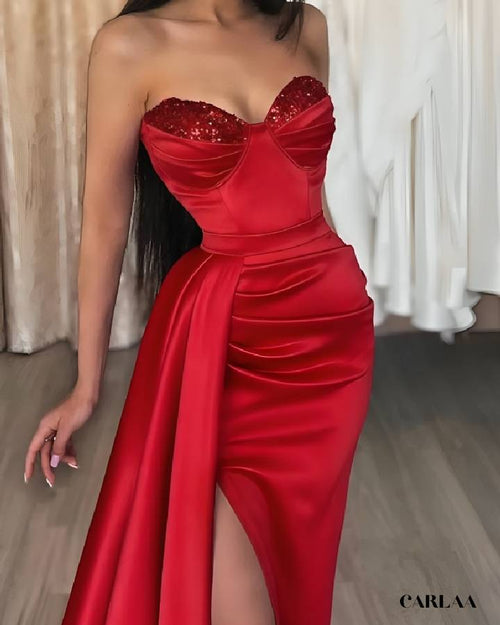 Robe de gala rouge