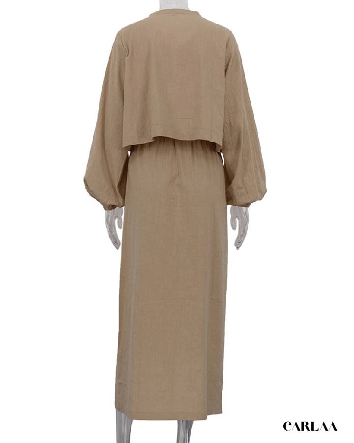 Ensemble jupe longue et haut