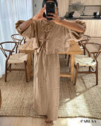 Ensemble jupe longue et haut