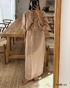 Ensemble jupe longue et haut