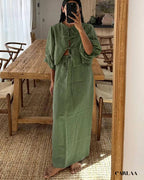 Ensemble jupe longue et haut