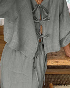 Ensemble jupe longue et haut