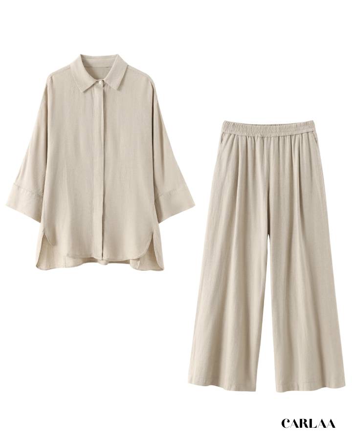 Fluid trousers set
