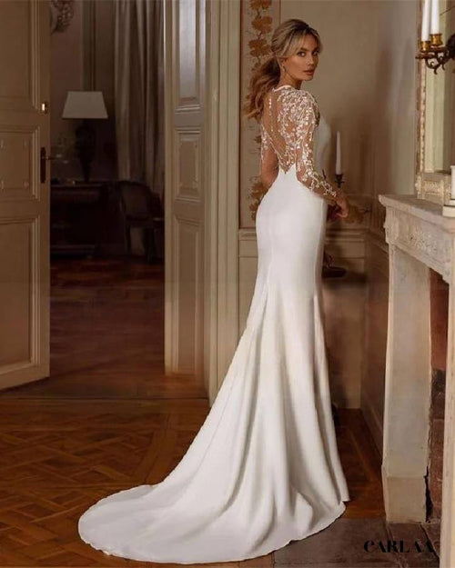 Robe longue élégante pour mariage