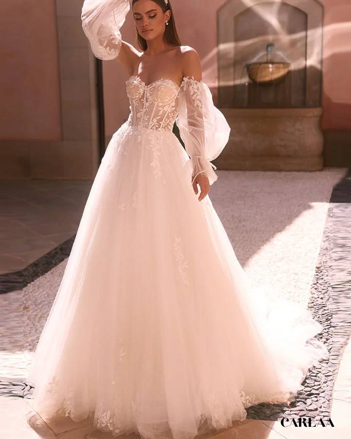 Robe de mariée princesse dentelle