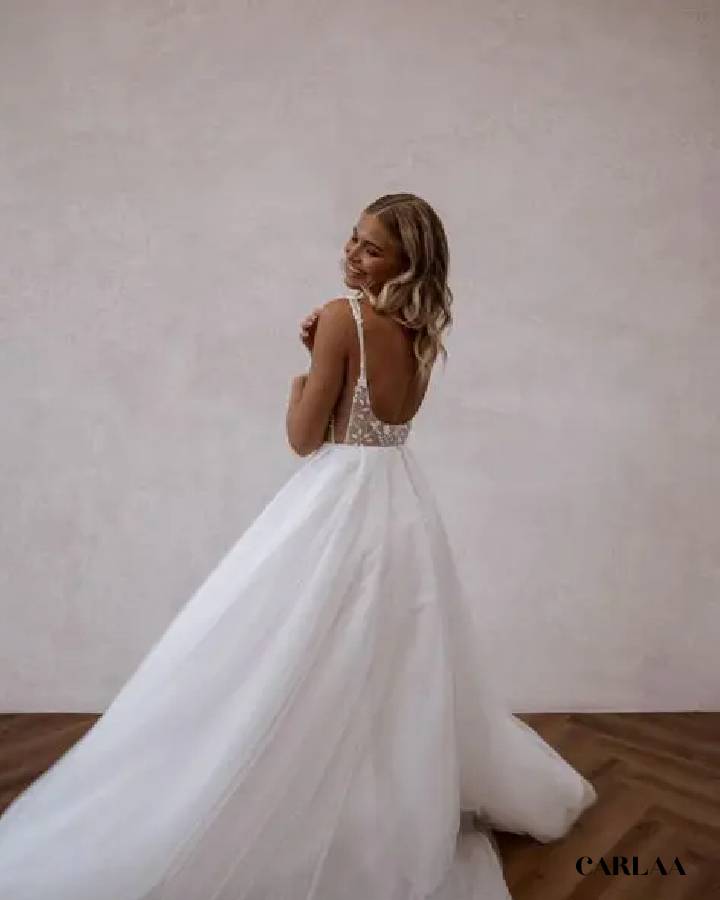 Boho wedding dress