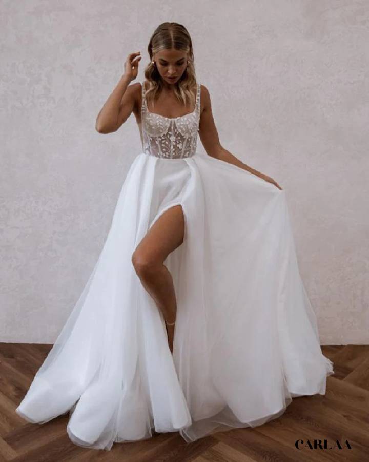 Boho wedding dress