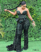 Combinaison sequin femme