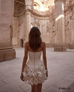 Robe courte femme mariage