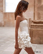 Robe courte femme mariage