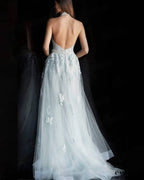 Combinaison mariée avec traîne
