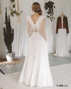 Ensemble pantalon fluide pour mariage
