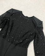 Combinaison soiree noir