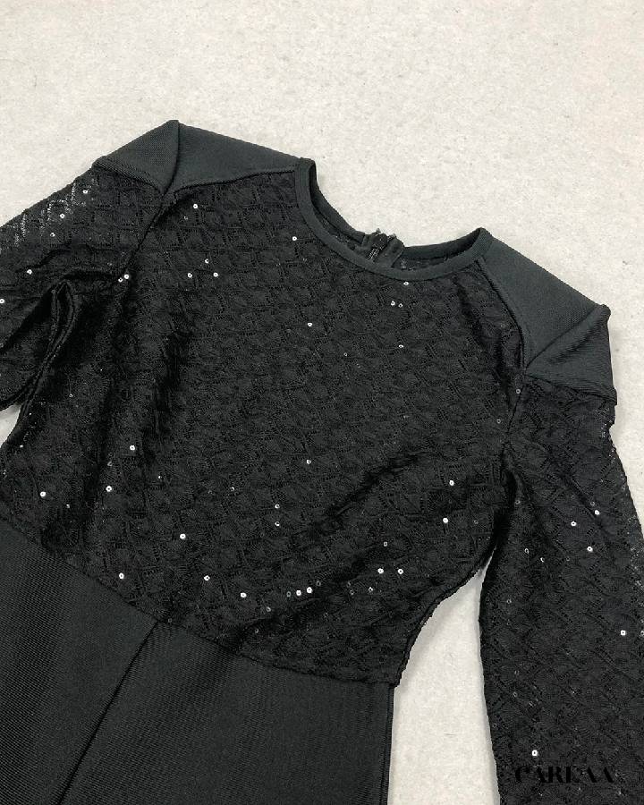 Combinaison soiree noir