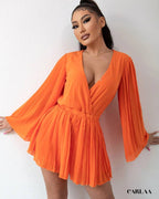 Combishort fluide femme