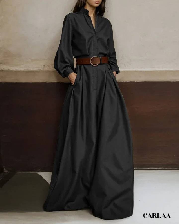 Combinaison femme manche longue noire
