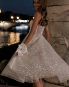 Sparkly wedding dress