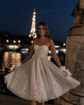 Sparkly wedding dress