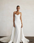 Robe de mariée sirène bohème