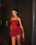 Robe rouge chic