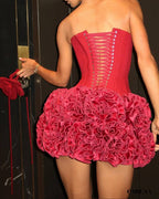 Robe rouge chic
