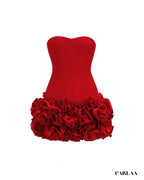 Robe rouge chic