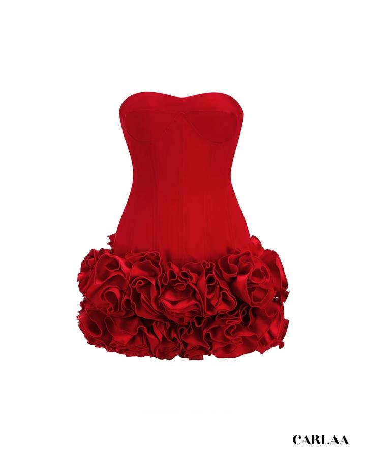 Robe rouge chic