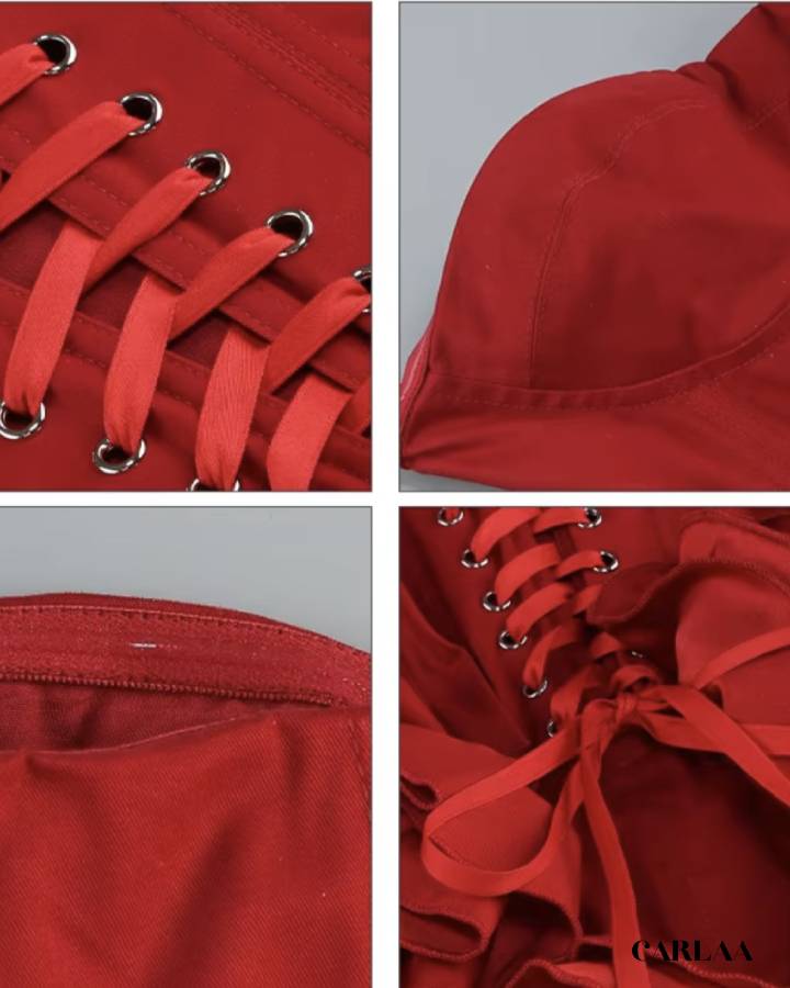 Robe rouge chic