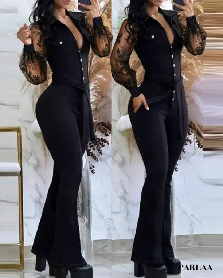 Women's fitted jumpsuit