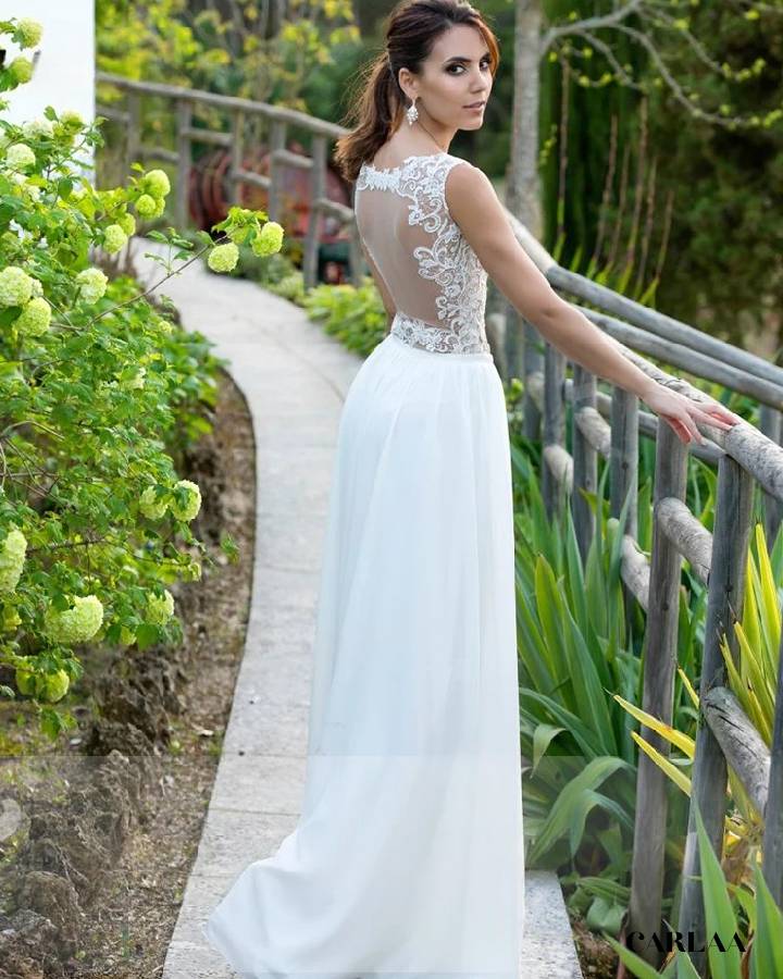 Elegant women's wedding jumpsuit
