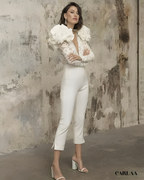 Combinaison mariage chic