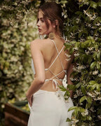 Tenue blanche ceremonie femme