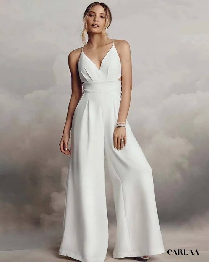 Tenue blanche ceremonie femme