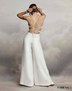 Tenue blanche ceremonie femme
